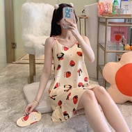 Women's Pajamas Sexy Sling Pajamas Dresses Padded and Eye mask Nightdresses Women's Pajamas 1