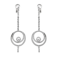 Audemars Piguet White Gold and Diamond Millenary Gold Earrings