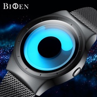 BIDEN Men Watch Fashion Sports Style Waterproof Digital Stainless steel Watch