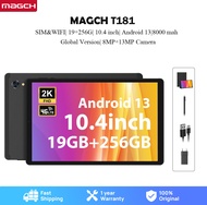Tablet 10.4 Inch Android Tablet 1319GB RAM+256GB ROM (1TB TF) Octa Core 2.0Ghz 2K FHD Dual Sim 4GLTE