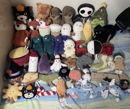 (唔該睇個人簡介)可換可售Jellycat yummy鴨/little雪人/蛇kc/滑雪聖誕花生/退休款大薑餅熊/芝士火鍋/黑白曲奇/黑貓/羽毛球/萬聖節貓頭鷹/害羞狐狸/星星薑餅曲奇/骷髏bob/士