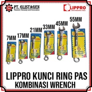 Lippro 600C Combination Spanner Wrench Chrome Vanadium Odd Size 31MM - 55MM