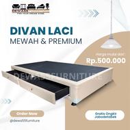 divan laci tanpa sandaran  divan laci  divan ranjang kasur  rangka kasur