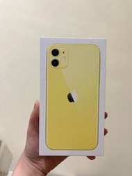 iphone11黃色128G手機外盒（內不含手機）