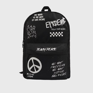 Epidemic Backpack Teach Peace Black