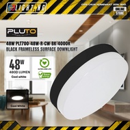 PLUTO FRAMELESS SURFACE DOWNLIGHT [48W] (ROUND) PLT700-48W-R [BLACK]