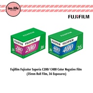 (Expired 2026) FUJIFILM Fujicolor C200 C400 Negative Film (35mm Roll Film, 36 Exposures)