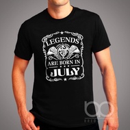 Legends are Born in July Tshirt for Men 11