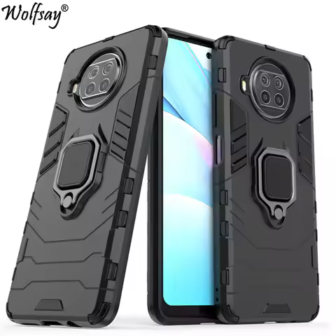 For Redmi Note 9 Pro 5G Case Armor Magnetic Suction Stand Full Edge Cover For Redmi Note 9 Pro 5G Ca