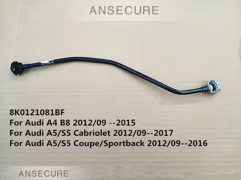 Front Engine Reservoir Expansion Tank Coolant Cooling Hose Line For Audi A4 B8 S4 A5 S5 2013-2015 8K