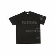 BURBERRY 巴寶莉 Horseferry 印花棉質白色寬鬆短袖TEE T恤