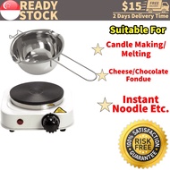 [SG STOCK] Cheese / Chocolate Fondue Set Induction Cooker, Mini Electric Stove &amp; Casserole Pour Braine-Marie #AC624