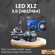 Car LED Lights - Osram LED XLZ 3.0 (HB3/HB4) - 50W - Car Headlight Headlamp - Car Bulb - Plug N Play