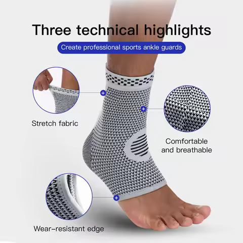 Bandage Ankle Support Ankle Brace Protector Foot Strap Elastic Belt Fitness Sports Gym Badminton Acc