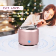 【ฟรีกระเป๋าถือ】EWA A106 Pro ลำโพงบลูทูธ ลำโพงบลูทูธไร้สาย ขนาดจิ๋ว พกพาสะดวก กันน้ำ IPX7 ของแท้100%