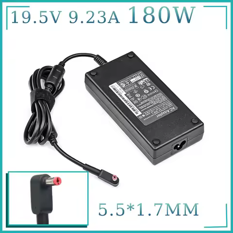 19.5V 9.23A 180W AC Adapter Gaming Laptop Charger For Acer Predator Helios 300 G3-571-73H3 G3-572-76