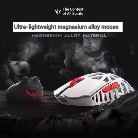 Wanling Wlmouse Beast X Mini Mouse Wireless Dual Mode Mouse Lightweight 34g Magnesium Alloy FPS Ergo