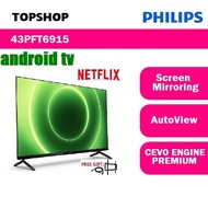 (Free Shipping) Philips 43 inch ANDROID SMART LED TV 43PFT6915/68 MYTV Freeview