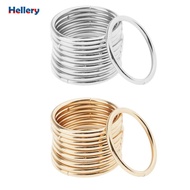 [Hellery] 10x Metal Round Rings Close Hoops Iron Loop For Dream Catcher Crafts DIY Gifts