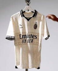 เสื้อบอลราคาถูก AC Milan 4th Cream Jersey 2024/25 เสื้อเอซีมิลานรุ่นใหม่
