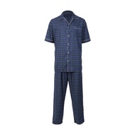 JOHN HENRY UNDERWEAR Sleepwear  ชุดนอนแขนสั้นผู้ชาย รุ่น JU JU6048SL สีกรมท่า