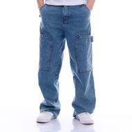 RK - Celana Carpenter Pants Woshing / Denim Jeans Carpenter Panjang Pria Terbaru