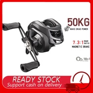 Fishing Reel Bc Mesin Pancing Casting Reel Bc Reel Baitcasting Reel 50kg Max Drag Double