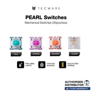 Tecware Pearl Mechanical Switches, 35 pcs [4 Color Switches]