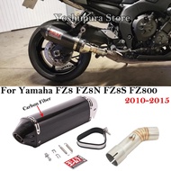 For Yamaha FZ8 FZ8N FZ8S FZ800 2010 - 2015 Motorcycle Systems Exhaust Muffler Escape Yoshimura Remov