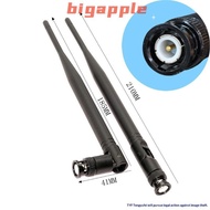 【BMSG】 2Pcs 5dBi Gain UHF 500MHz-900MHz Antenna 210mm UHF Antenna With BNC Connector For Wireless Mi