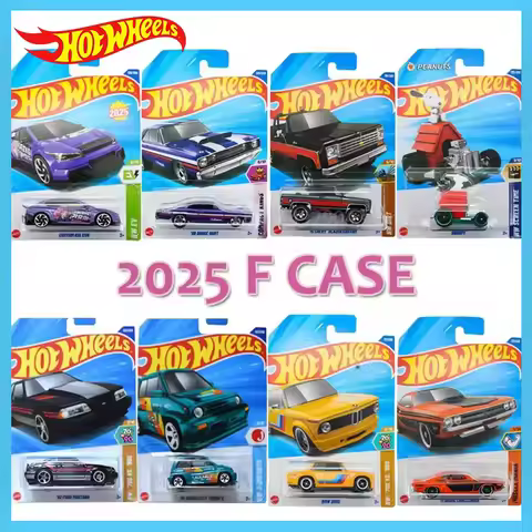 Genuine Hot Wheels 2025f Model Car 1/64 Kia Chevy Pickup Bmw Audi Ford Mustang Dodge Challenger Cadi