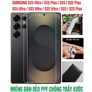 PPF Screen Protector for SAMSUNG S25Ultra/ S25/ S24 Ultra / S23/ S24 plus/ S24/ S23/ S25plus. Compre