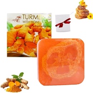 Soft 7 Soap, Soft 7 Turmeric Honey Soap Bar, 100g Soft 7 Turmerics with Honey Soap, Soft 7 Turmeric 