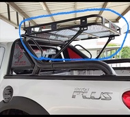 แร็ควางบนโรบาร์ Rack Roll Bar รถกระบะ Rack + ขายึด พร้อมชุดยึดน็อตครบ ใส่กับโรบาร์ได้ทุกยี่ห้อ พร้อม