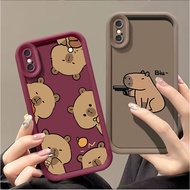 Cute Capybara Case For INFINIX GT 10 20 Pro HOT 40i SPARK 20C 20 10 Pro Smart 8 6 GO Note 40 30 Pro 