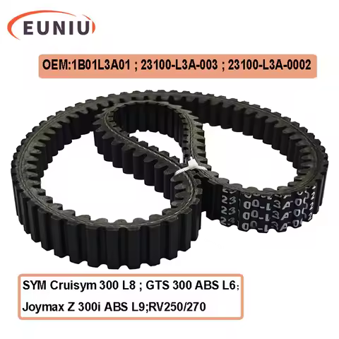 Kevlar Drive Belt For SYM Cruisym 300 L8/Joymax Z 300i ABS L9/GTS 300i ABS L6/RV250 RV270 RV/ 1B01L3