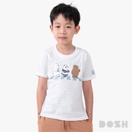 DOSH KIDS T-SHIRTS WE BARE BEARS เสื้อยืดคอกลมเด็ก FBBBT5039-OW (4-12)