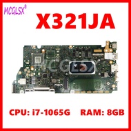 Papan Utama Untuk Papan Utama Laptop Asus X321jp X321j X321jq I321j S333j Dengan I7-1065g7 Cpu 8gb-r