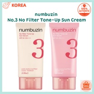 numbuzin  No.3 No Filter Tone-Up Sun Cream