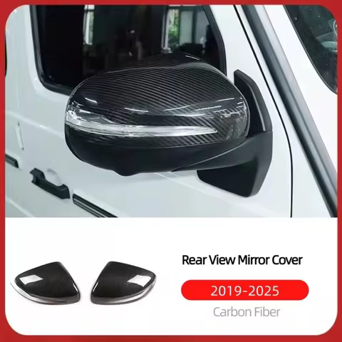For 19-25 Mercedes Benz G-Class G500g63g350g400g450g550 Modified Rearview Mirror Shell Carbon Fiber 