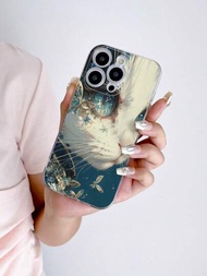 1 pieza Funda de teléfono TPU con Forma de gato con gota de agua transparente y piedra preciosa pintada para P14promax, Funda de Teléfono 78GES2 3D P13 Dibujos Animados P11 Pintado P12 Anti-caída XR dibujos animados XS Para IPhone P15 Samsung Xiaomi Redmi Series S24 A03s,a03core,a04,a12,a13,a14,a21s,a22,a23,a24,a32,a33a34,a5 A51A52,A53,A54,A71,A72,A73,S20FE,S21,S22 y para Xiaomi, Redmi Series Redmi 9, Redmi 9a, Redmi 10a, Redmi 10c, Redmi RedmiNote9, RedmiNote10, RedmiNote11, RedmiNote12, Redmi12, Redmi12c.