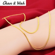 916 Original Malaysia Necklace Men Best Friends Necklace for Women Korean Style Gold Chain Pawnable 