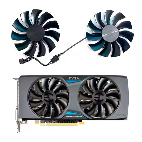 New cooling fan 85MM 4pin PLA09215B12H suitable for EVGA GTX 1080 1070 1060 980 970 960 950 graphics