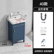 Pasirui Floor-Standing Space Aluminum Bathroom Cabinet Home Wash Basin Cabinet Wash Table Ceramic Wash Basin Mirror Cabi