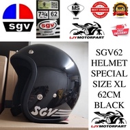 100% ORIGINAL SGV62 HELMET SPECIAL SIZE XL 62CM BLACK BLUE
