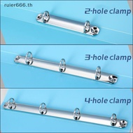 ruier 1PCS A4 Perforated Folder Candy-Colored Transparent O-shaped 2-hole, 3-hole, 4-hole Waterproof