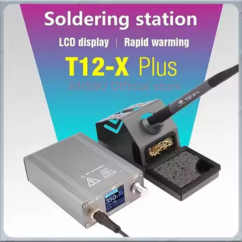 Original OSS T12 Soldering Station 75W Digital Display Constant Temperature With T12 Tips For DIY Pr
