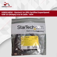 USB3CAB1M - Startech 1m (3ft) Certified SuperSpeed USB 3.0 (5Gbps) A to B Cable - M/M