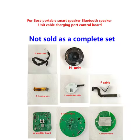 1PCS Original PCB accessories For Bose portable smart speaker Bluetooth speaker Unit cable charging 