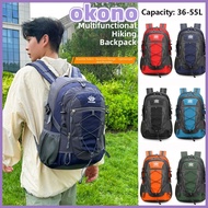 OKONO Outdoor Hiking Bag, 36-55L Waterproof Hiking Backpack,  Large Capacity Lightweight Hiking Cycl
